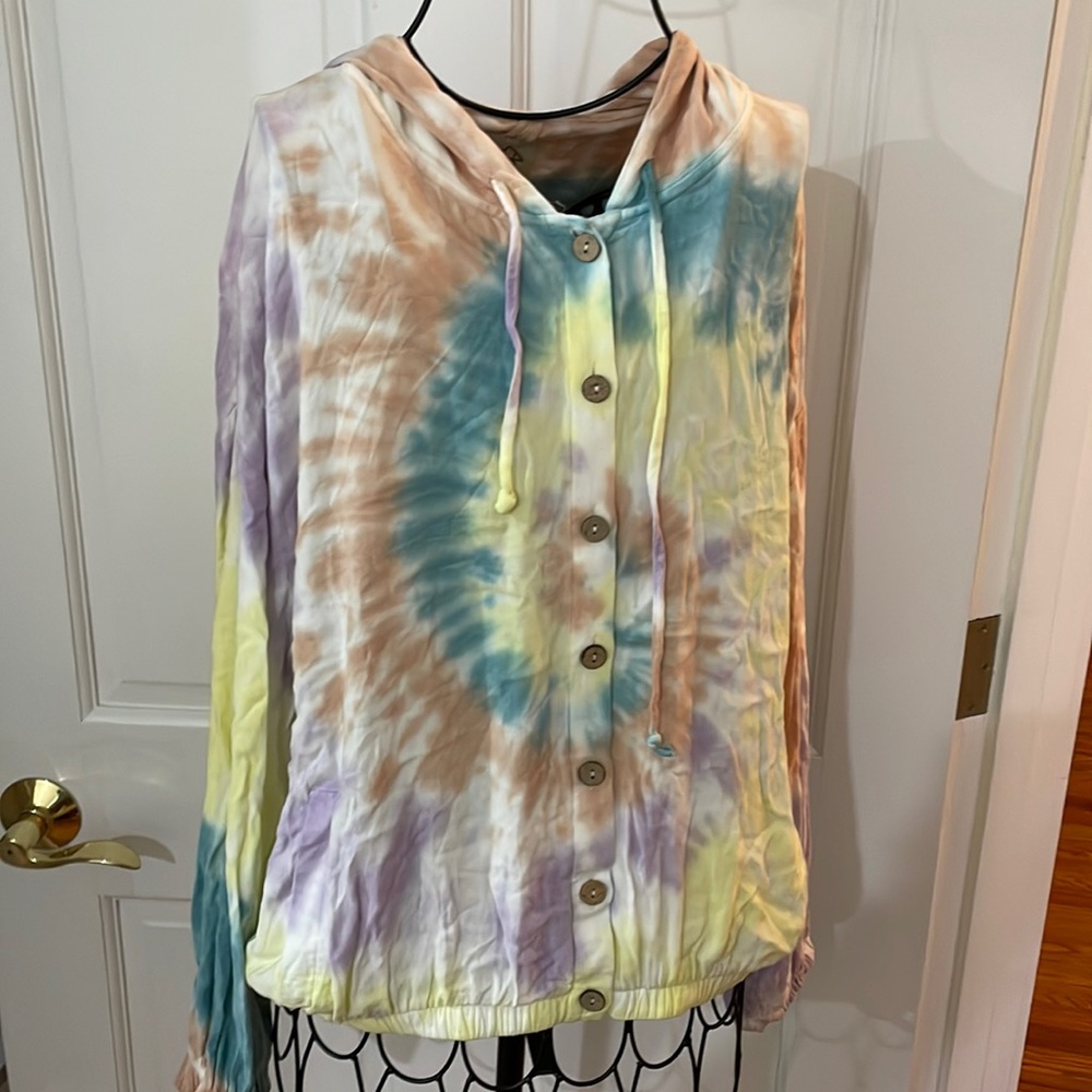 Chaser tie-dye hoodie, small